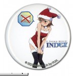 Great Eastern Entertainment A Certain Magical Index Christmas Misaka Button 1.25  B00ME52V1K